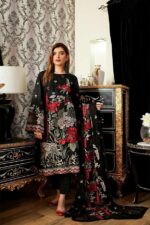 Bareeze - 3pcs Lawn  Embroidered With Chiffon Emb Dupatta - Anamta