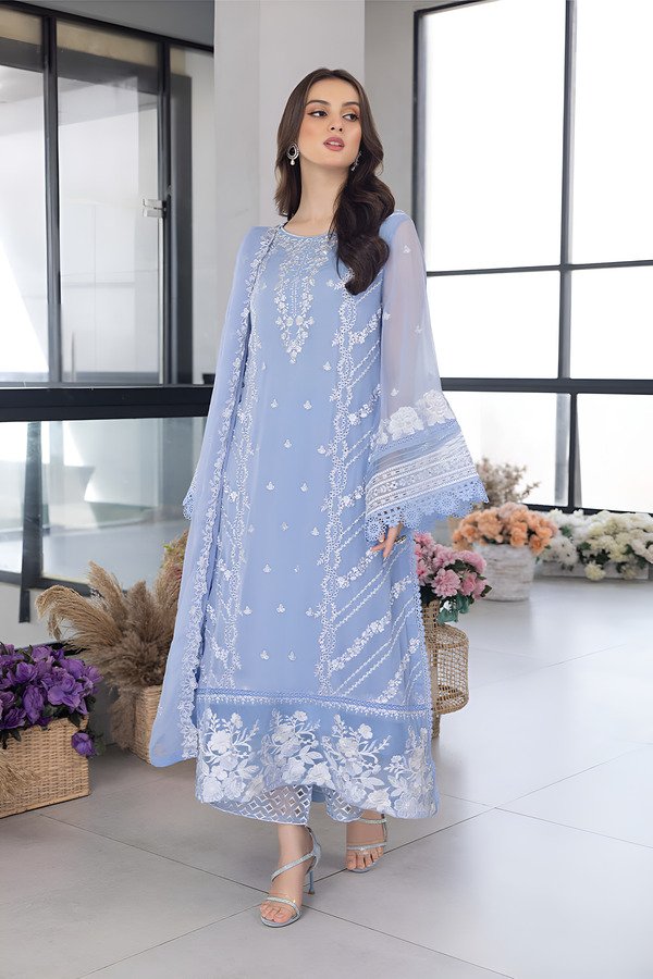 FairyGlow-7-AzureEidEnsembles-HaniaAmir-Embroidered3pcs-FestiveCollection2023_1512x_enhanced-1.jpg Azure - 3pcs Lawn Embroidered With Organza Emb Dupatta - 3020 - Image 1