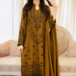Libas - 3pcs Lawn Embroidered With Chiffon Emb Dupatta - 3001