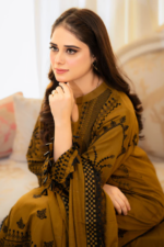 Libas - 3pcs Lawn Embroidered With Chiffon Emb Dupatta - 3001 - Image 6