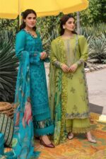 Rang Rasiya - 3pcs Chicken Kari Lawn Emb With Ready To Wear Tarkashi Dupatta - 184 - Image 6