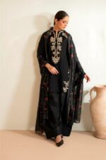 Iznik - 3pcs Lawn Embroidered With Indian Chiffon Printed Dupatta - 770 - Image 5