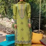 Rang Rasiya - 3pcs Chicken Kari Lawn Emb With Ready To Wear Tarkashi Dupatta - 184