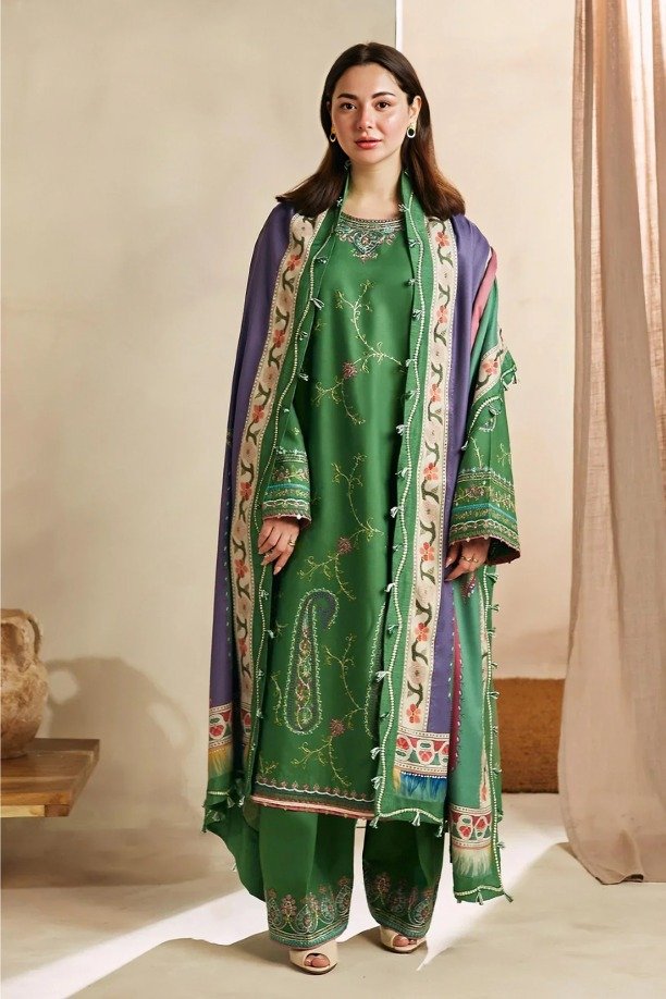 Untitled-design-3-6.jpg Zara Shahjahan - 3pcs Lawn Embroidered With Printed Diamond Dupatta - 0508 - Image 1