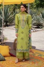 Rang Rasiya - 3pcs Chicken Kari Lawn Emb With Ready To Wear Tarkashi Dupatta - 184 - Image 2