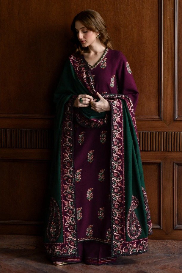 httpsdivinjaipur.comproductsdastaan-e-neelum-a-royal-chronicle-woven-in-midnight-and-gold-suit-1-6.jpg Batik - 3pcs Lawn Emb With Ready To Wear Lawn Emb Dupatta - 3367 - Image 1