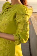 Rang Rasiya - 3pcs Chicken Kari Lawn Emb With Tarkashi Printed Dupatta - 0543 - Image 3