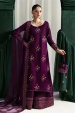 Batik - 3pcs Lawn Embroidered With Chiffon Emb Dupatta - 780