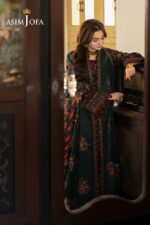 Asim Jofa - 3pcs Lawn Embroidered With Chiffon Emb Dupatta - 937 - Image 7