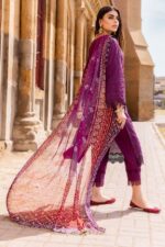 Nureh - 3pcs Chicken Kari Lawn Emb With Diamond Printed Dupatta - 939 - Image 7